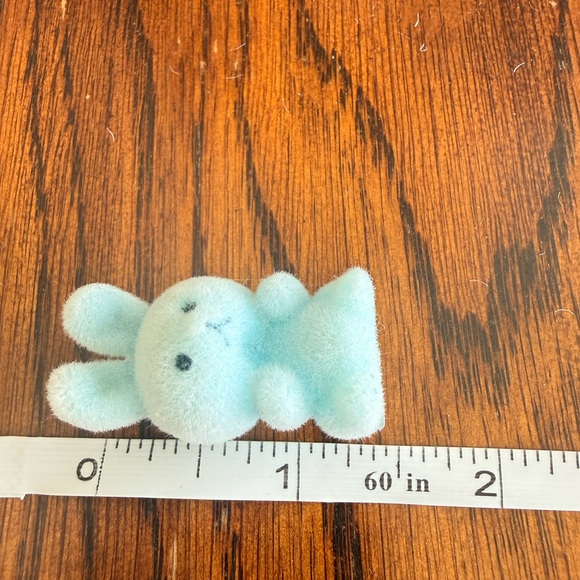 Vintage lot flocked felt bunny fuzzy rabbits mini and 2 banks - Picture 9 of 16